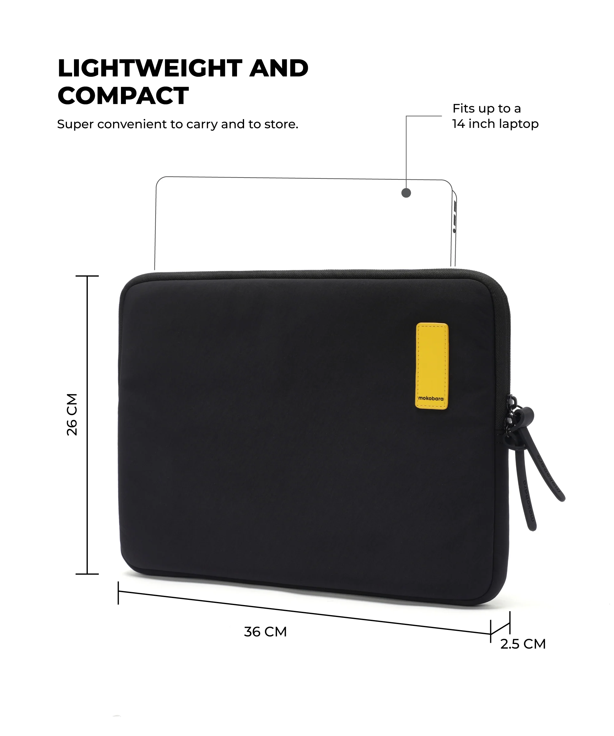 Aisle Laptop Sleeve - 14 inch - Image 3