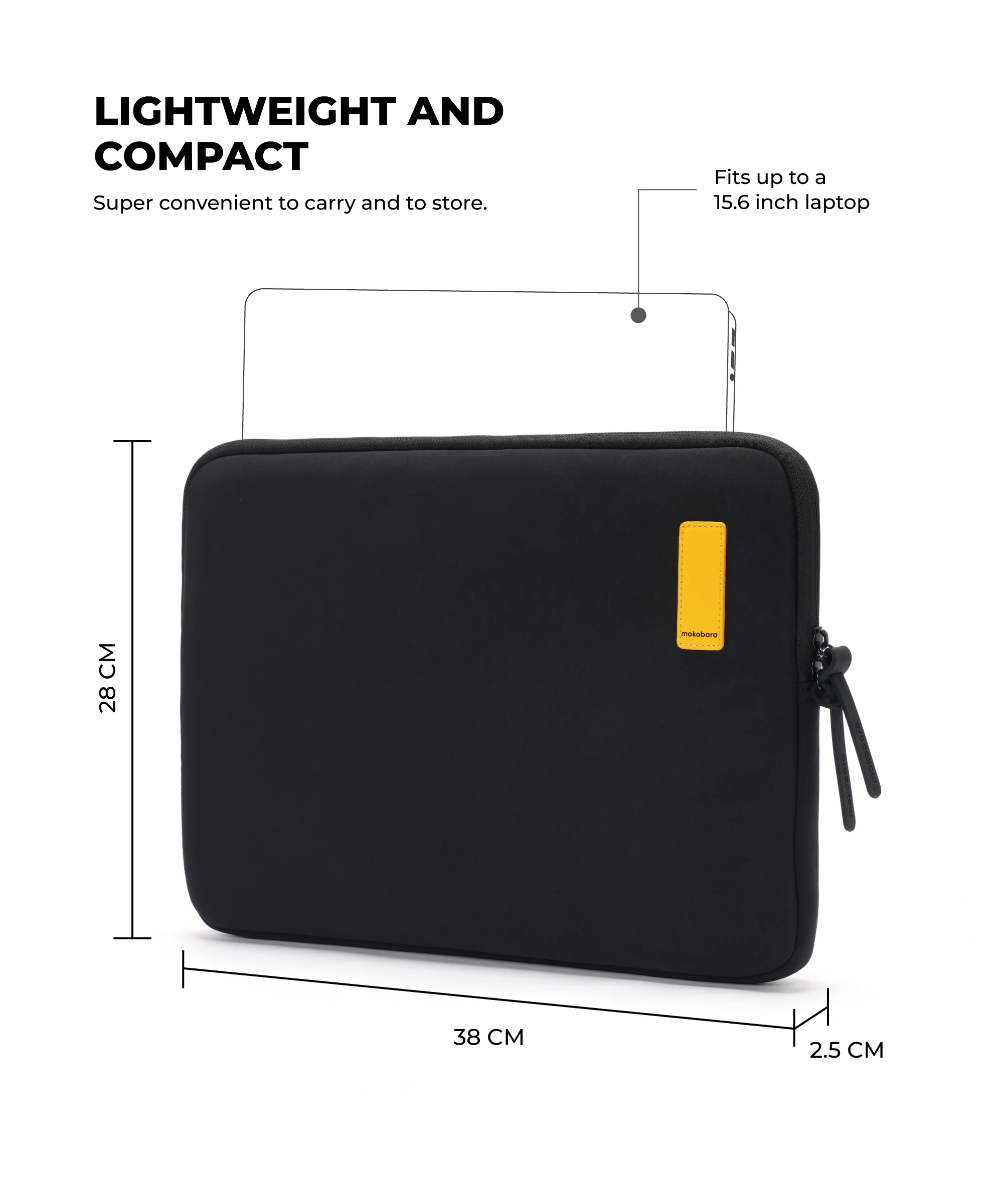 Aisle Laptop Sleeve - 15.6 inch - Image 3