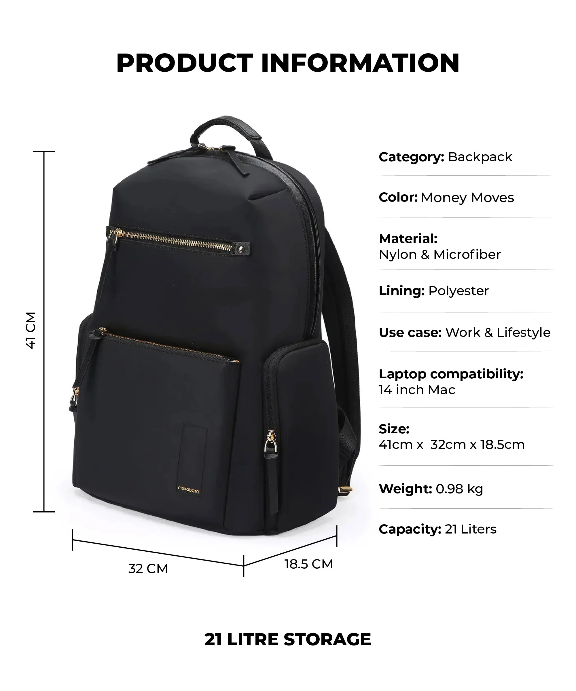 Bliss Backpack - 21L - Image 11