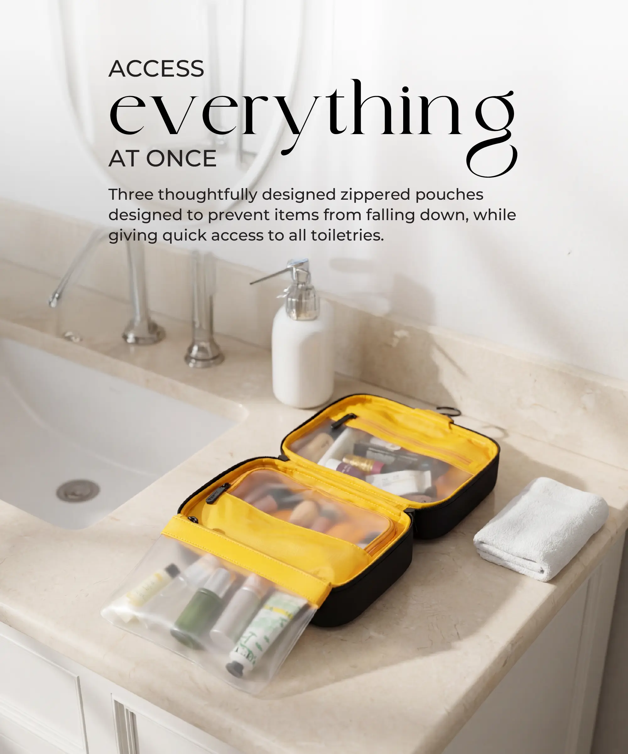 Hanging Toiletry Bag - Image 13
