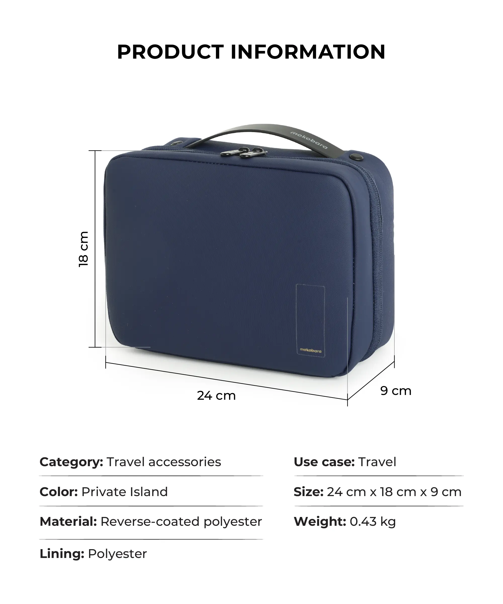 Hanging Toiletry Bag - Image 3