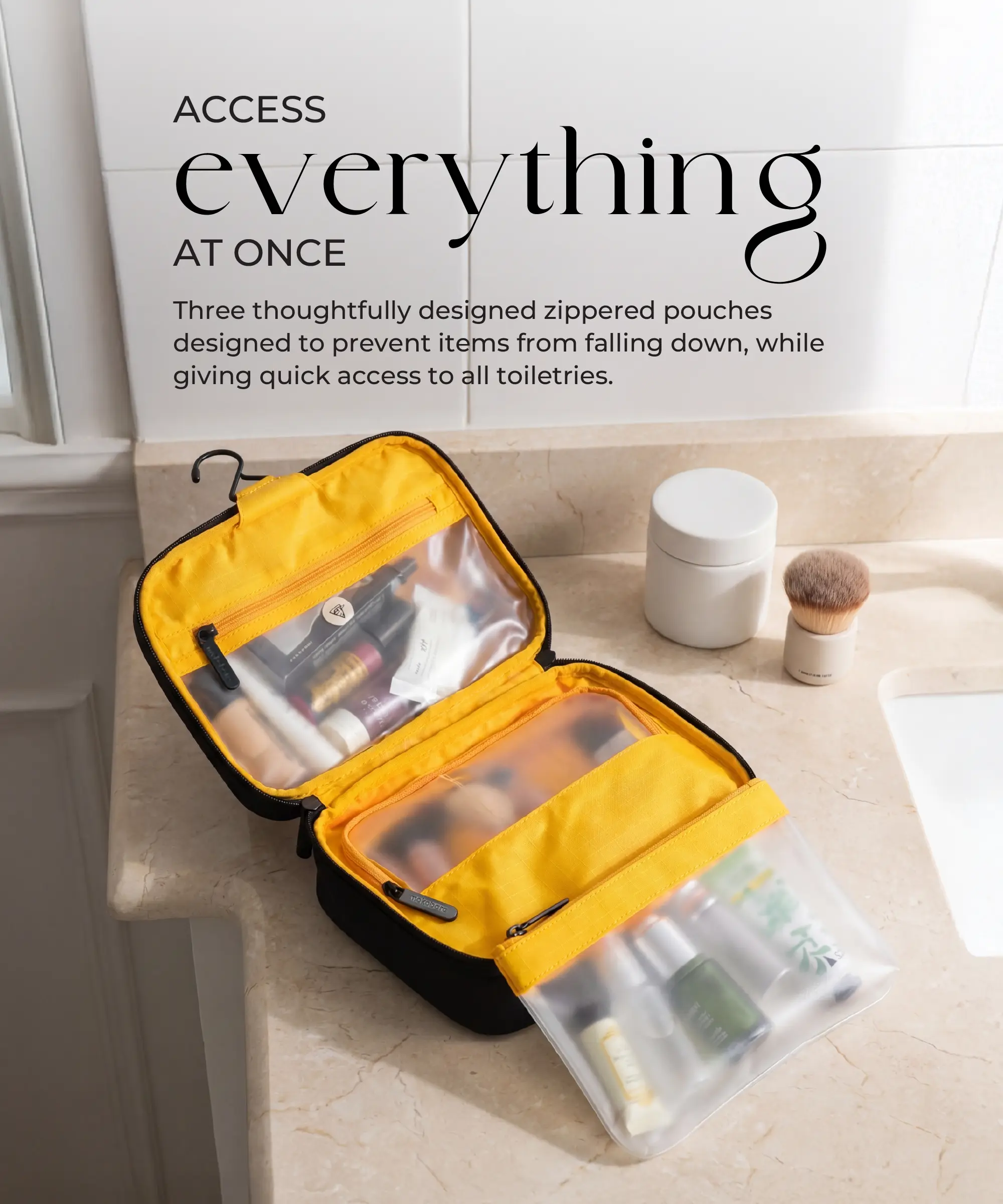 Hanging Toiletry Bag - Image 5