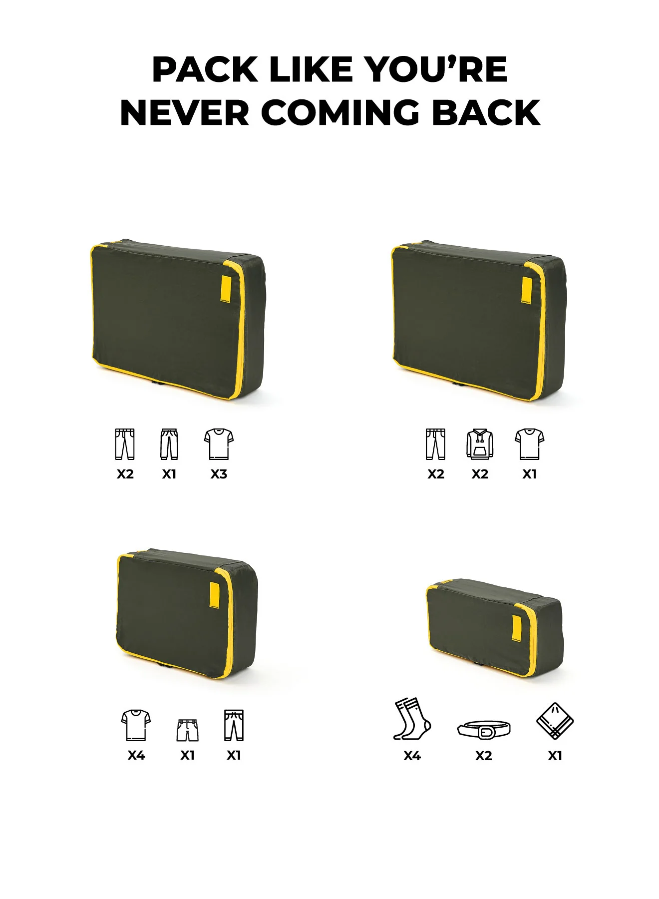 Packing Cubes (Set of 4) - Image 3