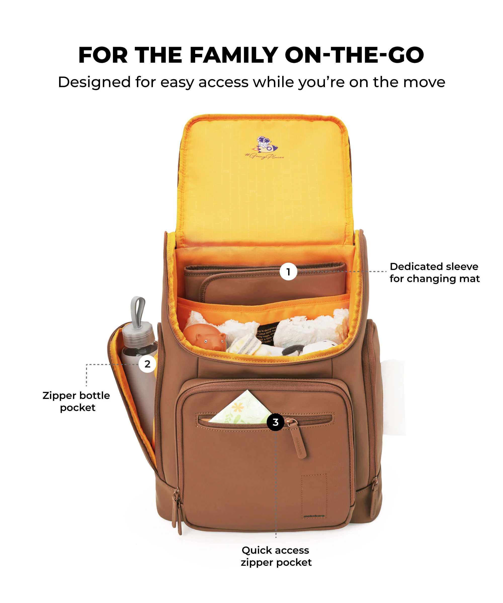 Tinker Diaper Backpack - 23L - Image 4