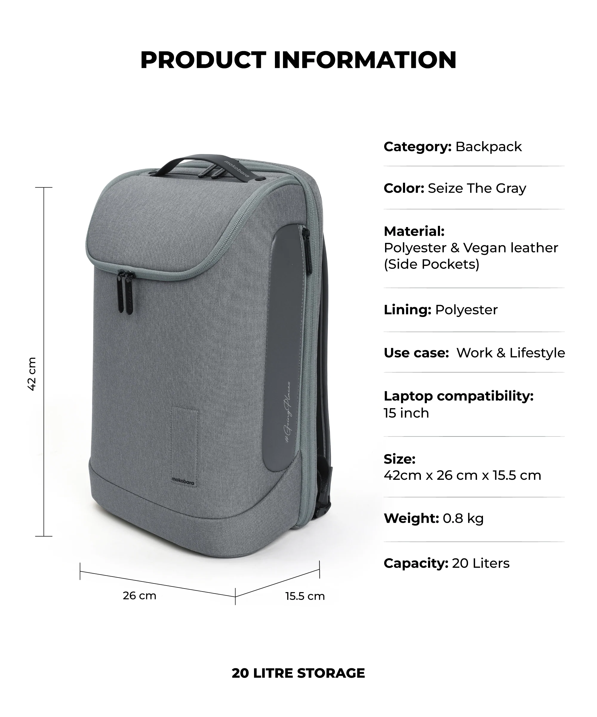Transit Backpack - 20L - Image 3
