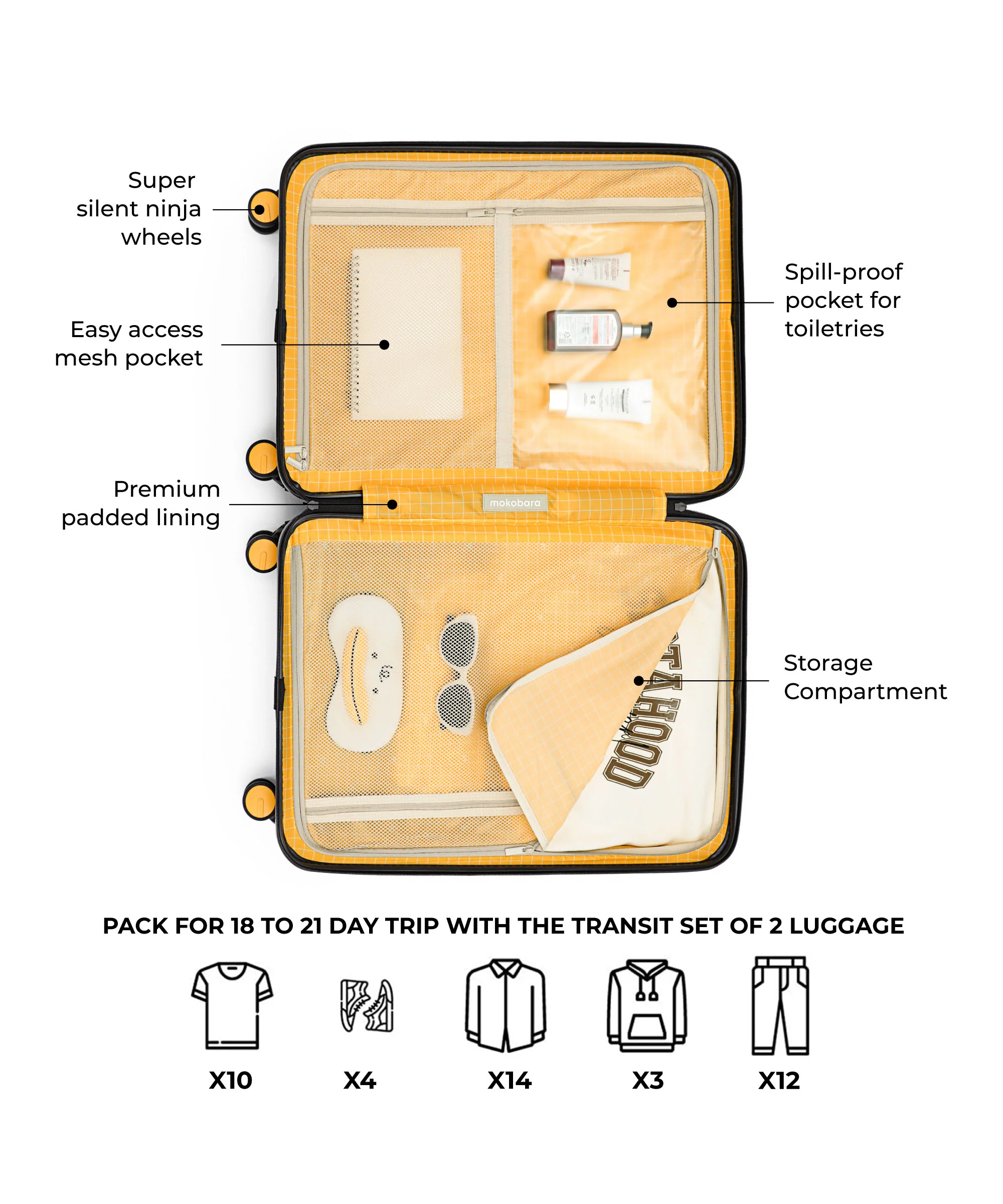Transit Luggage - Set of 2 - Image 3