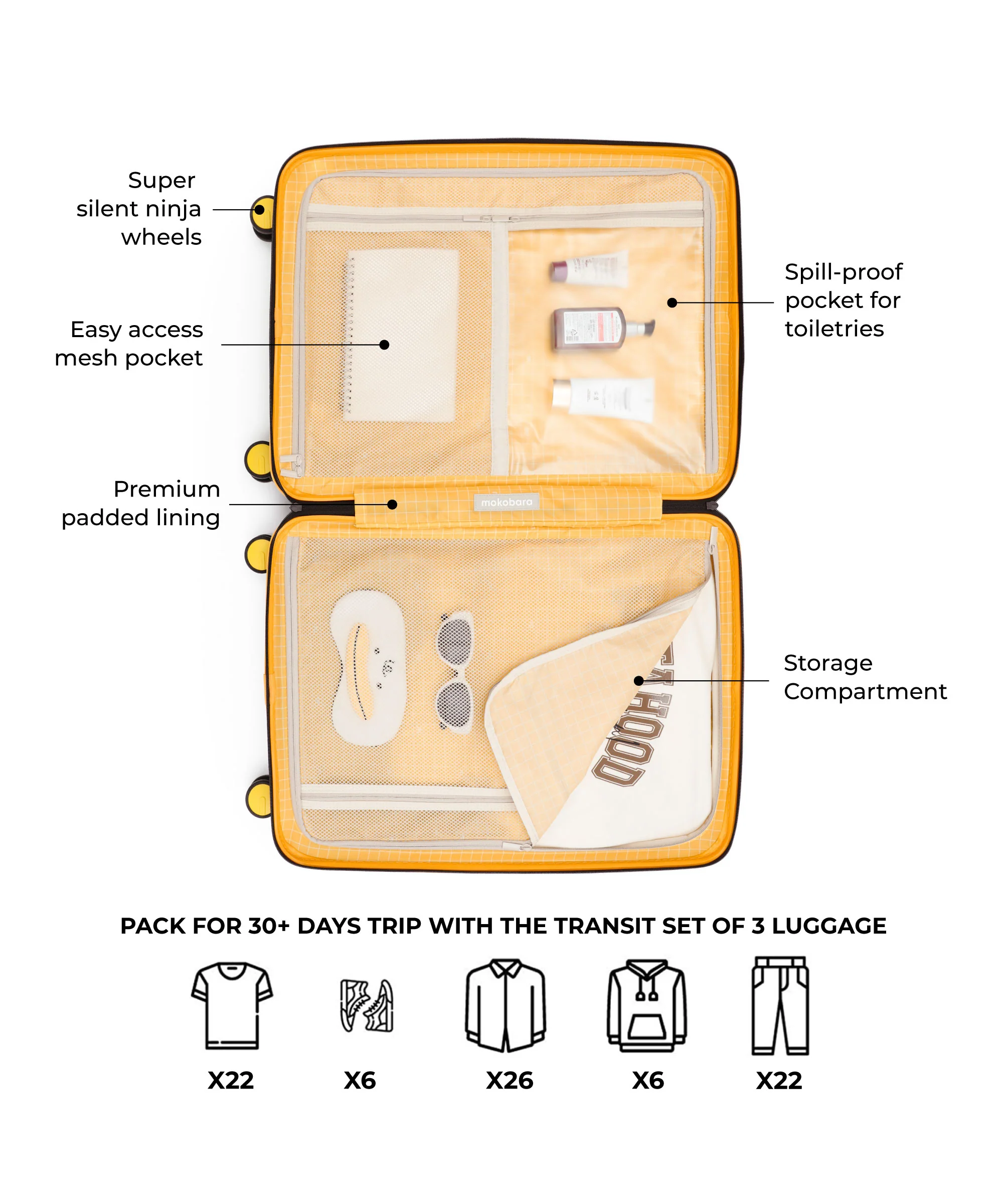 Transit Luggage - Set of 3 - Image 6