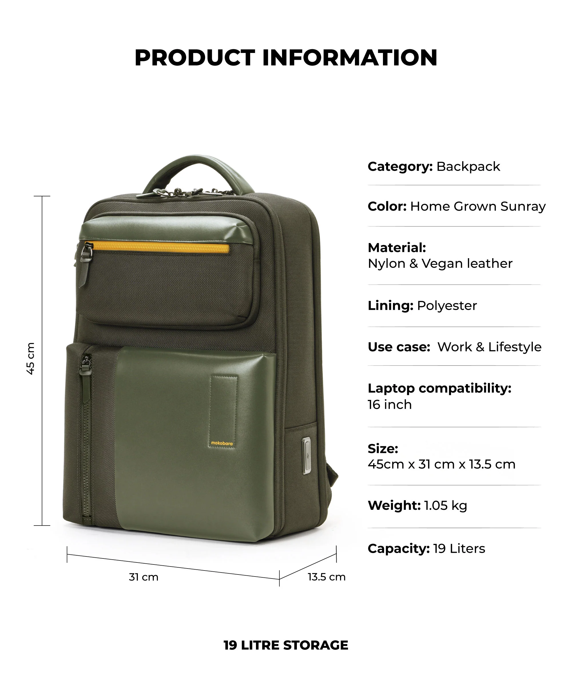 Work Backpack - 19L - Image 11