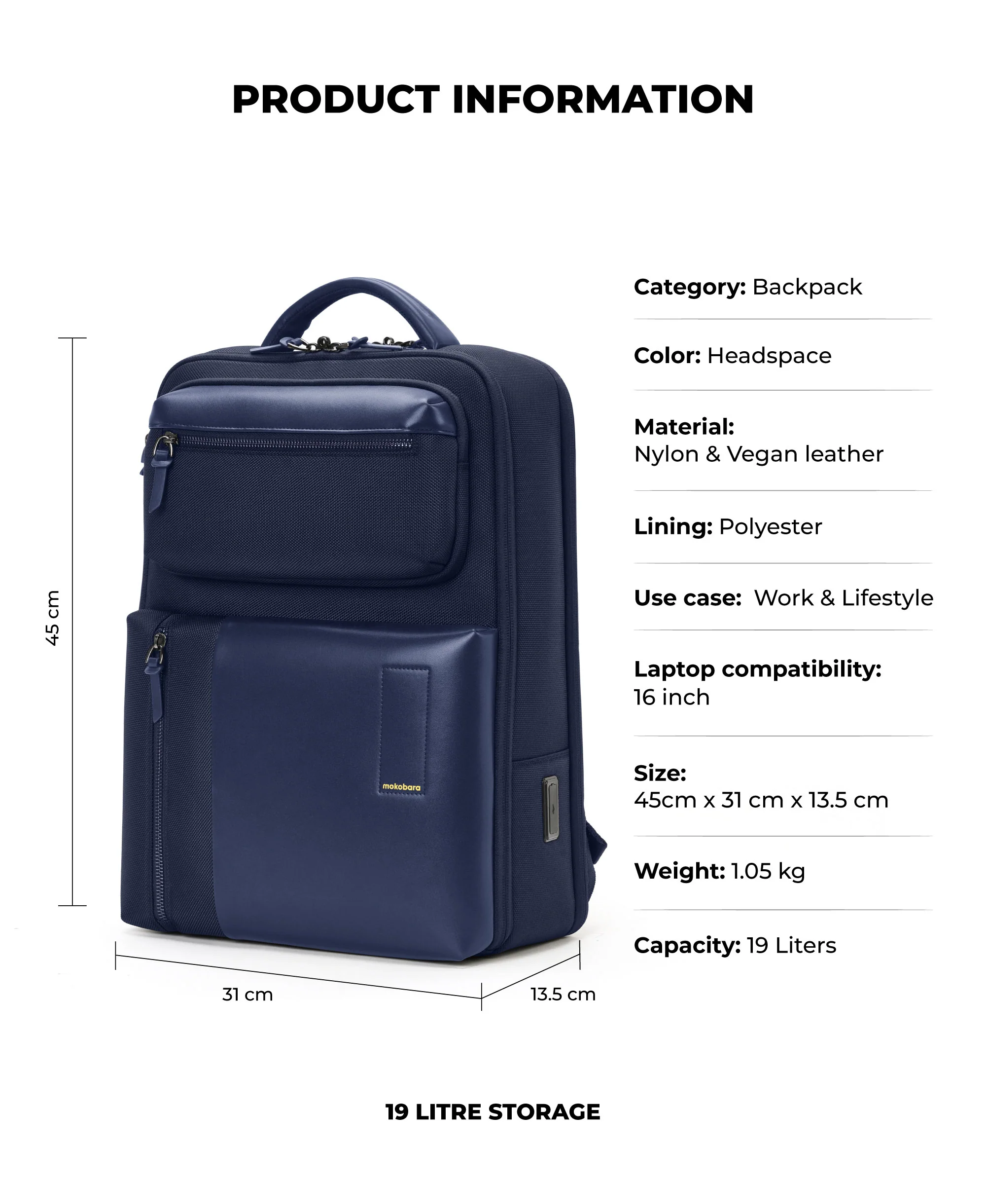 Work Backpack - 19L - Image 20