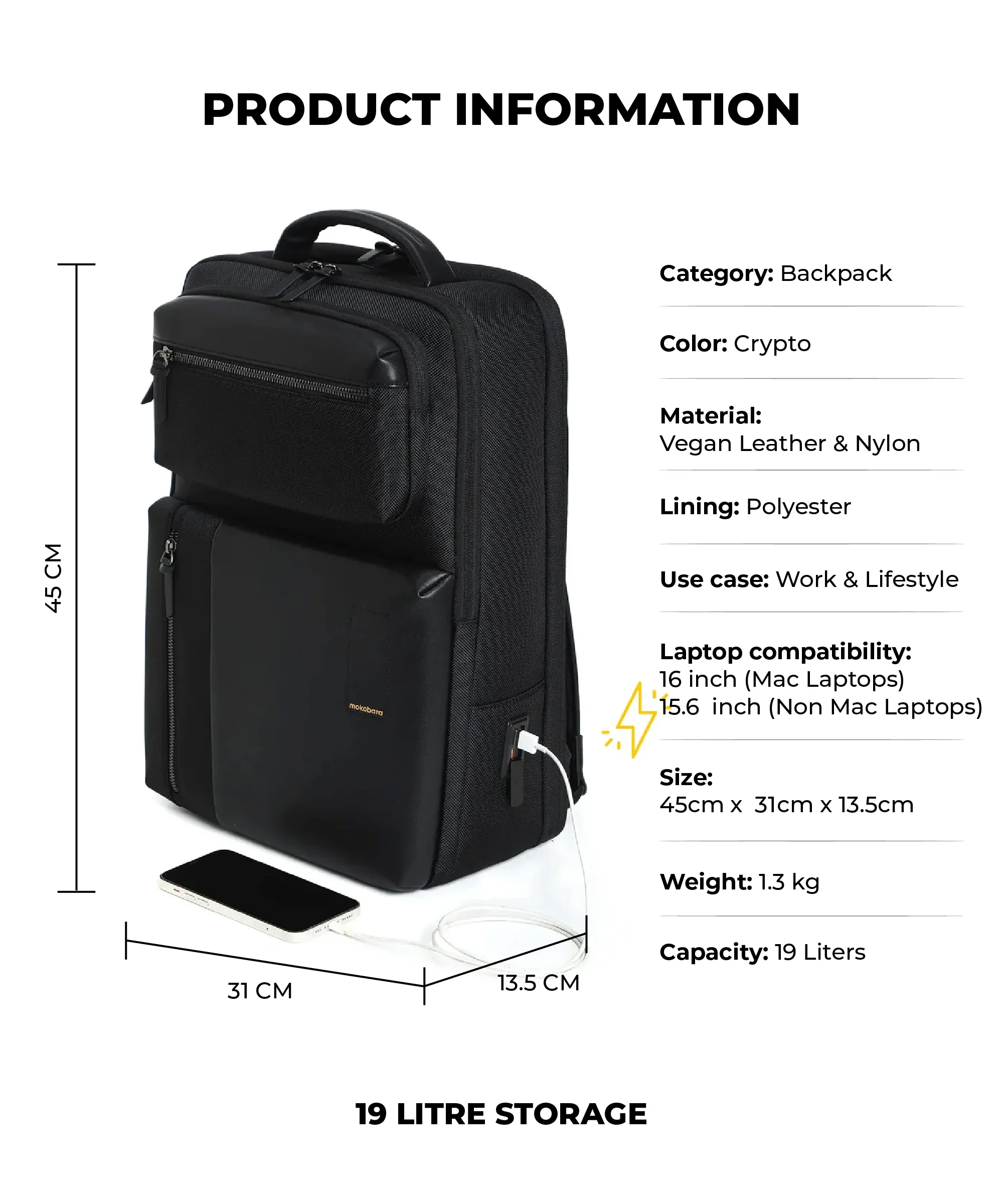 Work Backpack - 19L - Image 39